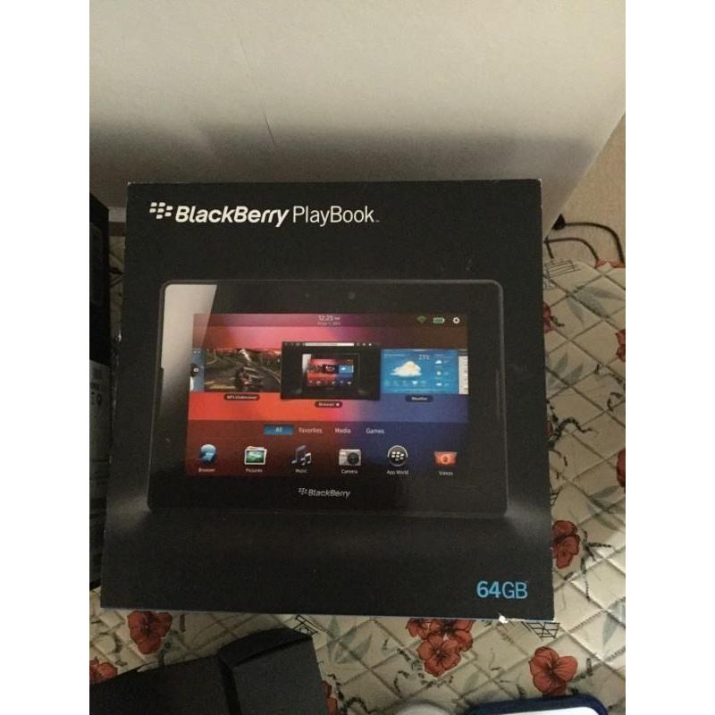 Blackberry Playbook 64GB boxed swap for good mobile phone, Kindle Fire HD (consider others) or WHY