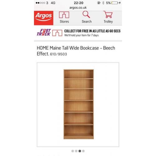 Bookcase - Argos