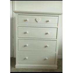 Next White Wardrobe Heart Design