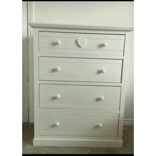 Next White Wardrobe Heart Design
