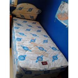 2 single divan beds