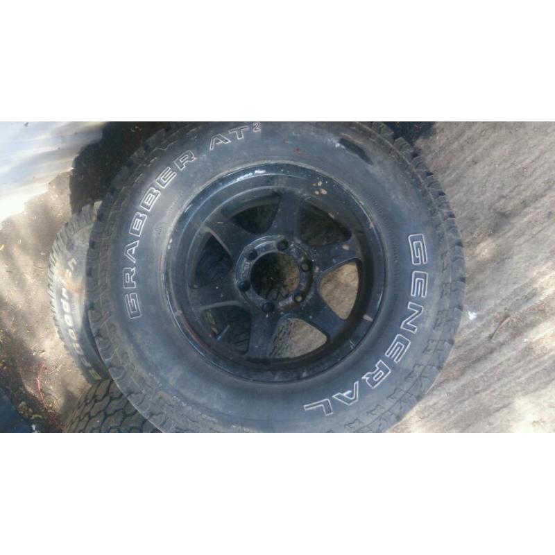 6 stud jap fitment alloys 4x4