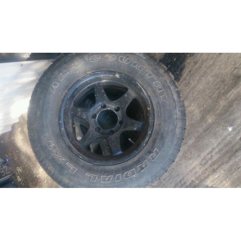 6 stud jap fitment alloys 4x4