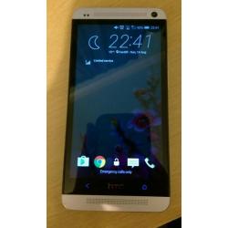 Htc one m7 silver 32gb on ee