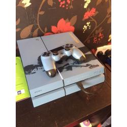 PlayStation 4 1TB Unchartered edition. One controller plus charger cable. 4 games
