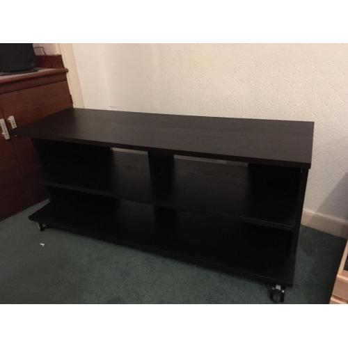 IKEA black TV / television stand