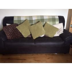 Three and two seater sofas