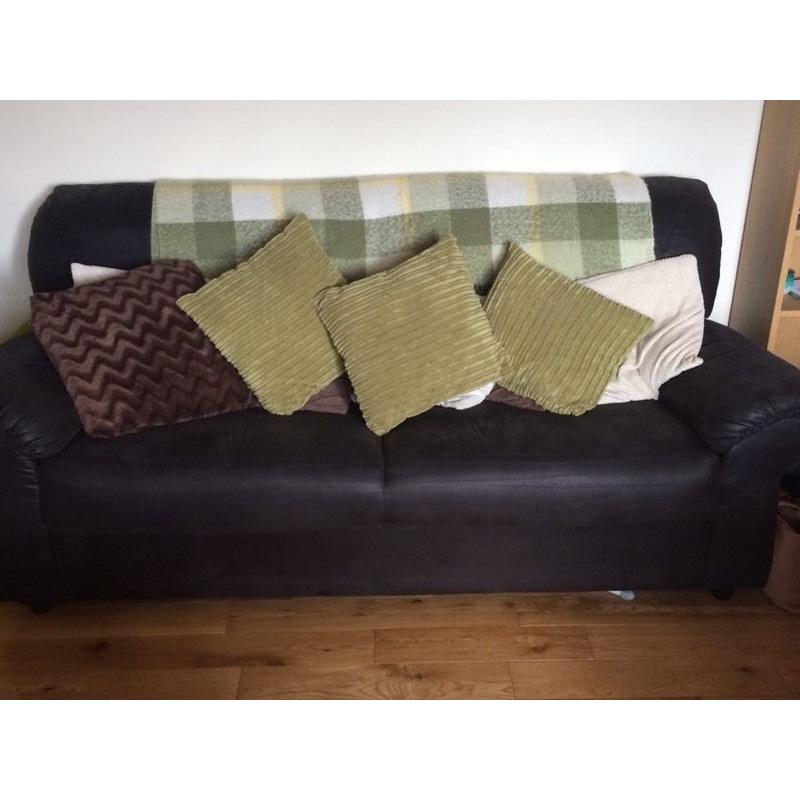 Three and two seater sofas
