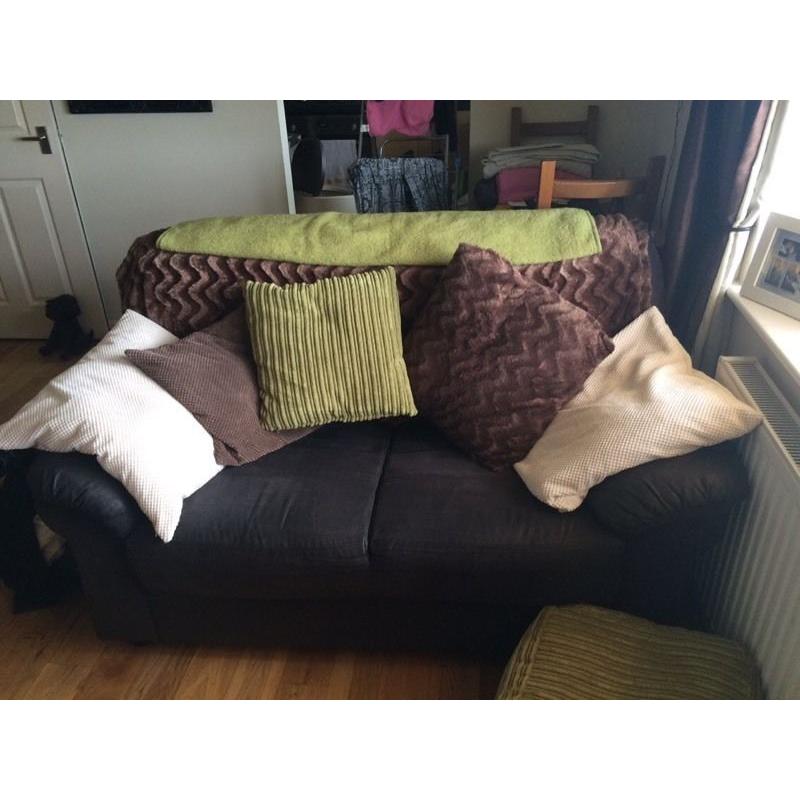 Three and two seater sofas