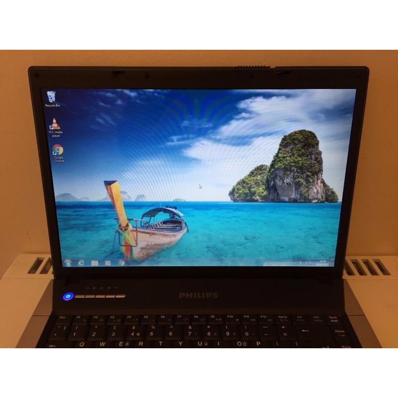 Cheap Philips Laptop 15.1" Screen Windows 7