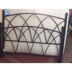 Double metal bed frame