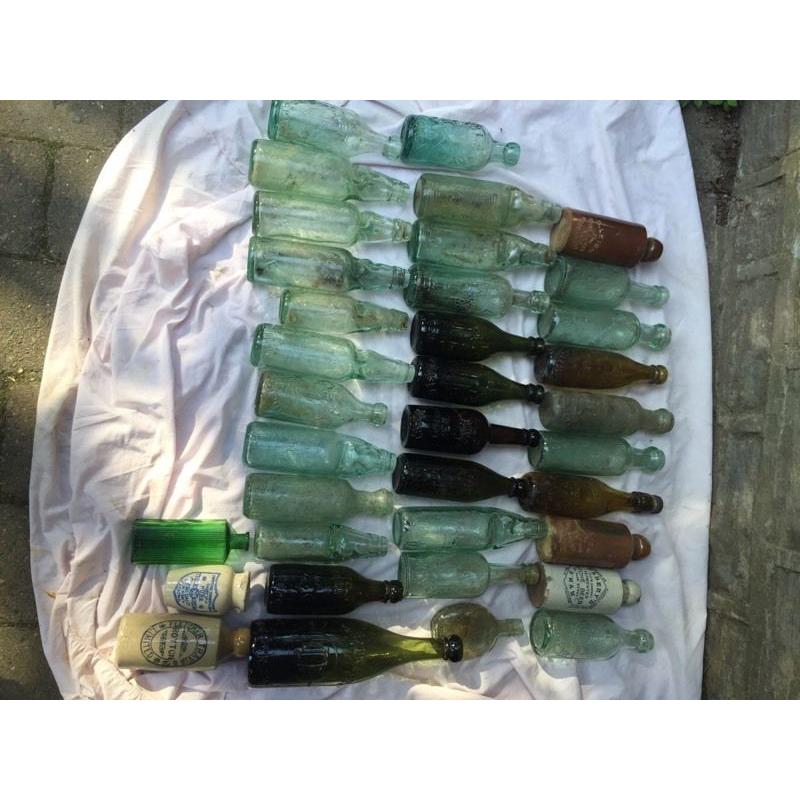 Old Victorian bottles