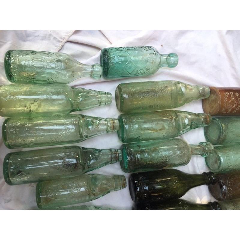 Old Victorian bottles