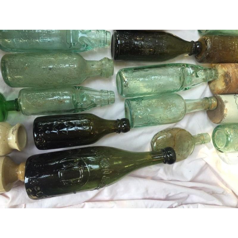 Old Victorian bottles