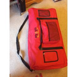 Aerobics step with built in resistance bands