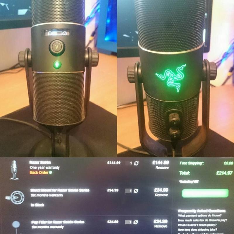 RAZER SEIREN MULTI-PATTERN USB DIGITAL MICROPHONE