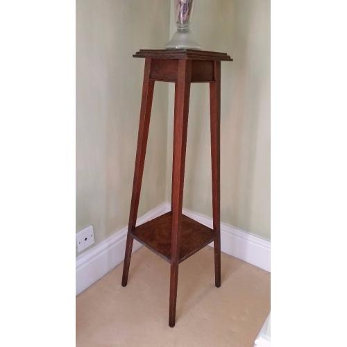 Vintage dark wood Plant Stand