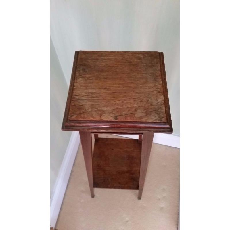 Vintage dark wood Plant Stand