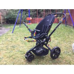 Limited Edition Quinny Britto Black Pushchair