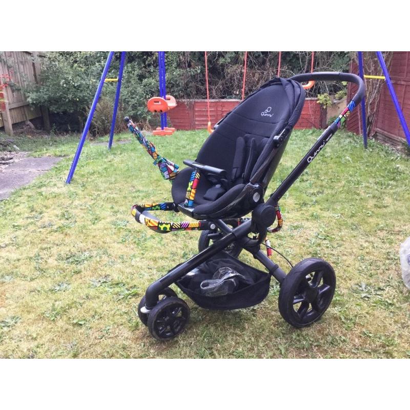 Limited Edition Quinny Britto Black Pushchair
