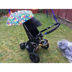 Limited Edition Quinny Britto Black Pushchair