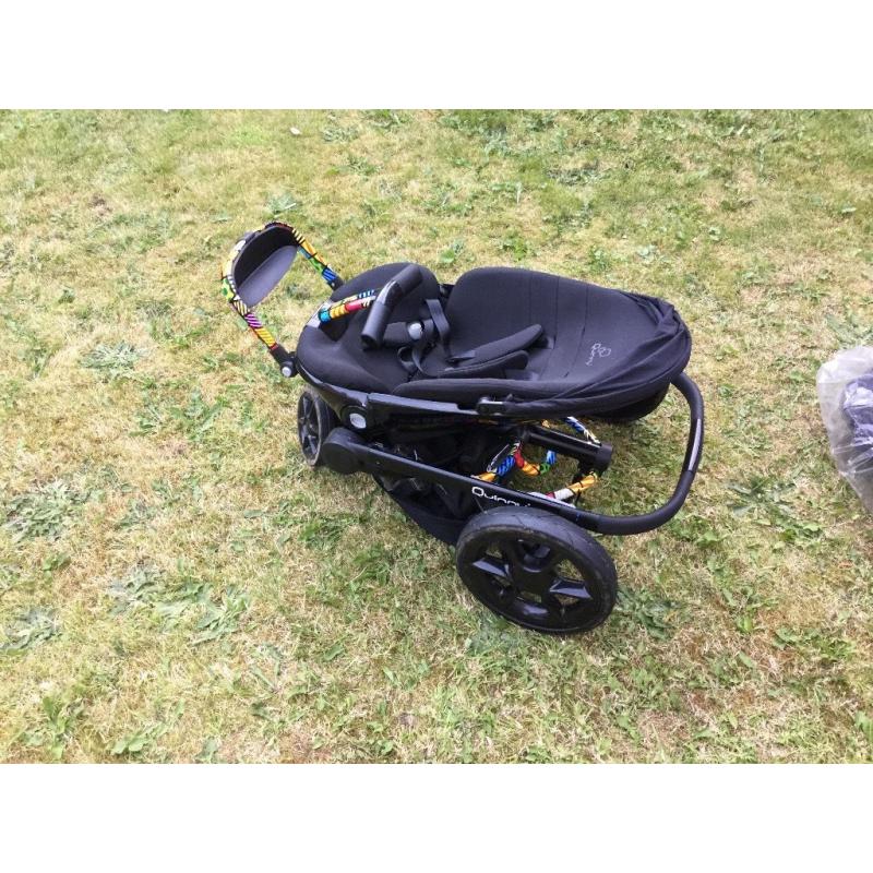 Limited Edition Quinny Britto Black Pushchair