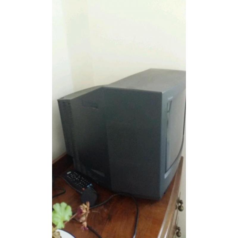 Sony TV retro cube monitor