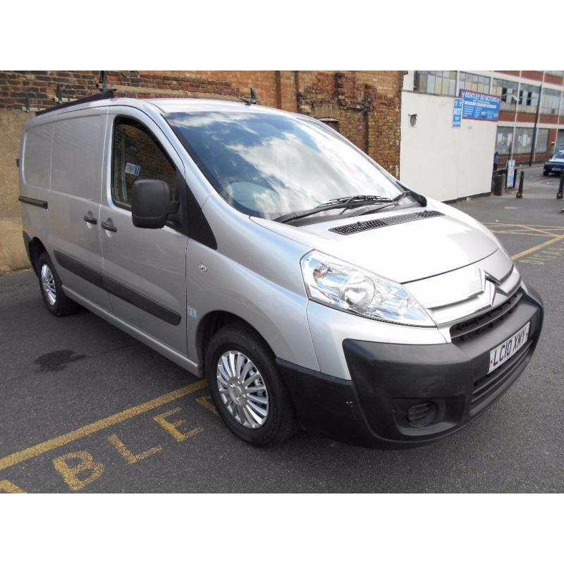 2010 CITROEN DISPATCH16 HDI L1 MWB YEAR MOT SILVER ROOF RACK REAR SECURITY LOCK