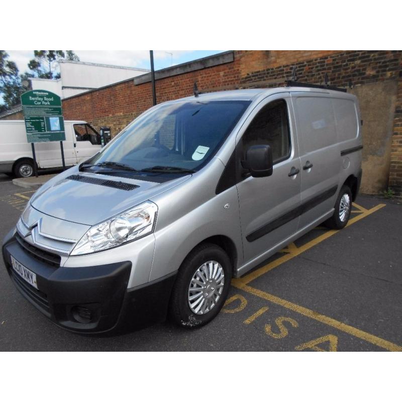 2010 CITROEN DISPATCH16 HDI L1 MWB YEAR MOT SILVER ROOF RACK REAR SECURITY LOCK