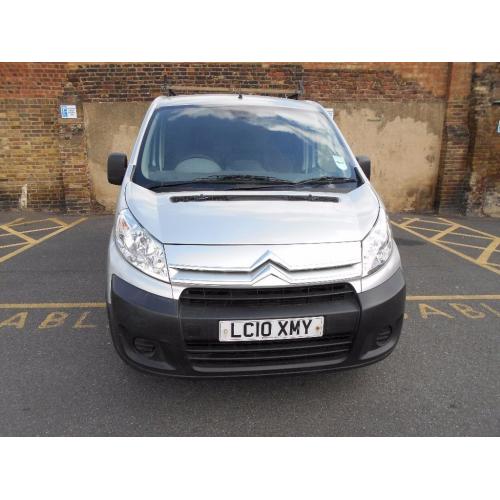 2010 CITROEN DISPATCH16 HDI L1 MWB YEAR MOT SILVER ROOF RACK REAR SECURITY LOCK