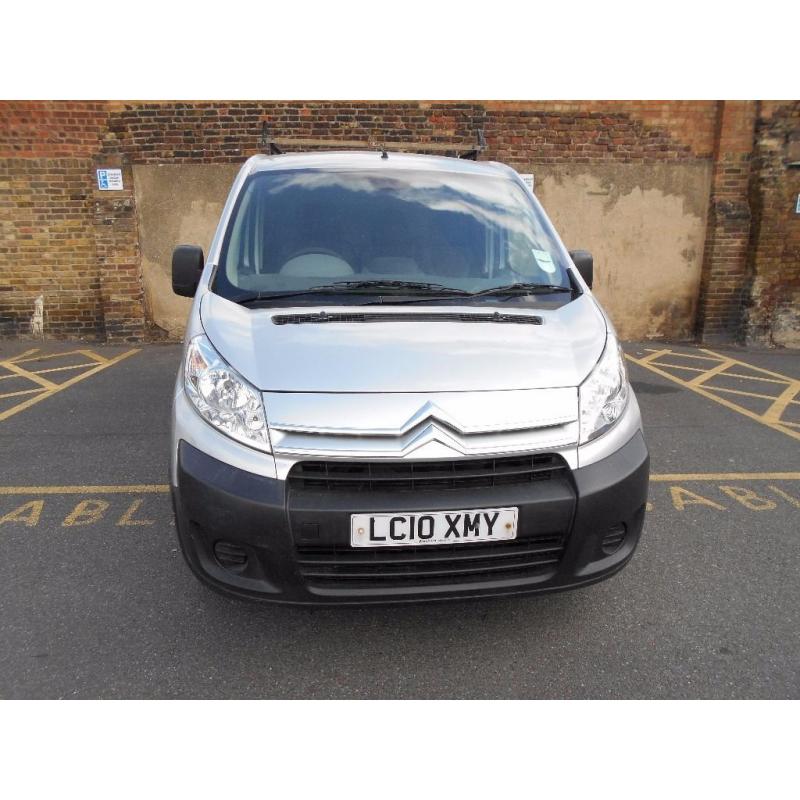 2010 CITROEN DISPATCH16 HDI L1 MWB YEAR MOT SILVER ROOF RACK REAR SECURITY LOCK
