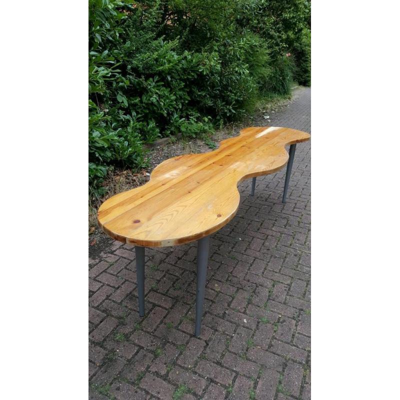 Lovely unique pine table