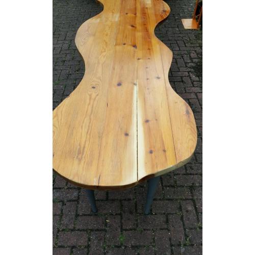 Lovely unique pine table