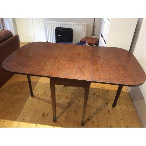 wood folding table