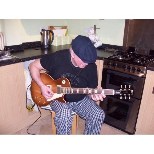 Older guitar player