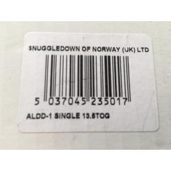 Snuggledown of Norway 13.5tog Single Duvet