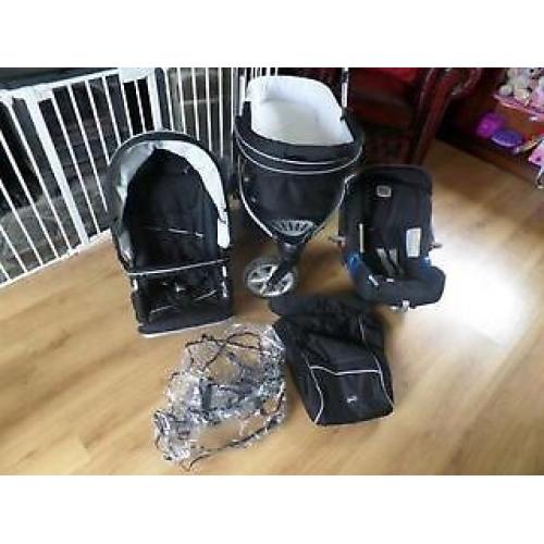 Britax B-Smart 3 Travel System (Black)