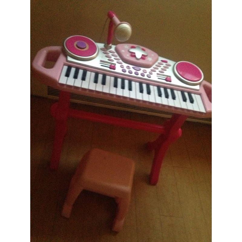 Piano and stool