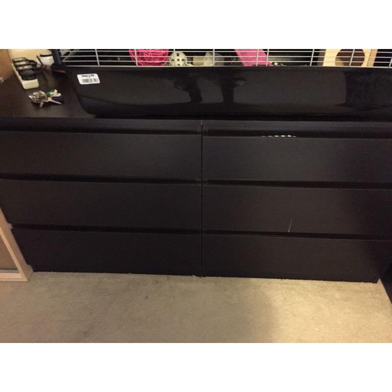 2 X ikea chest of drawers