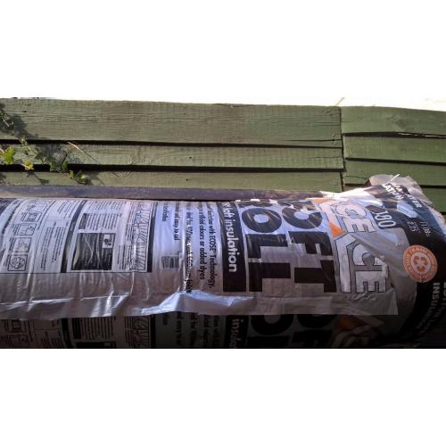 1 Roll of loft insulation material, Eco based layer.
