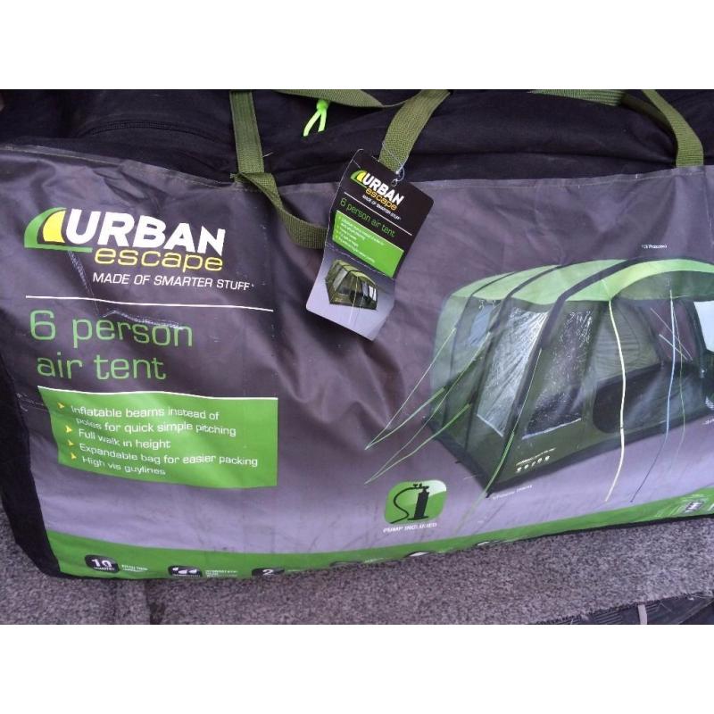 Urban Escape 6 Man Inflatable Tent 70% OFF RRP