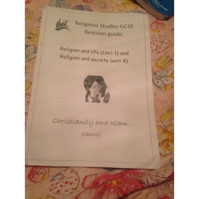Paper versions Religious studies GCSE revision guide.