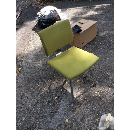 4 retro style chairs