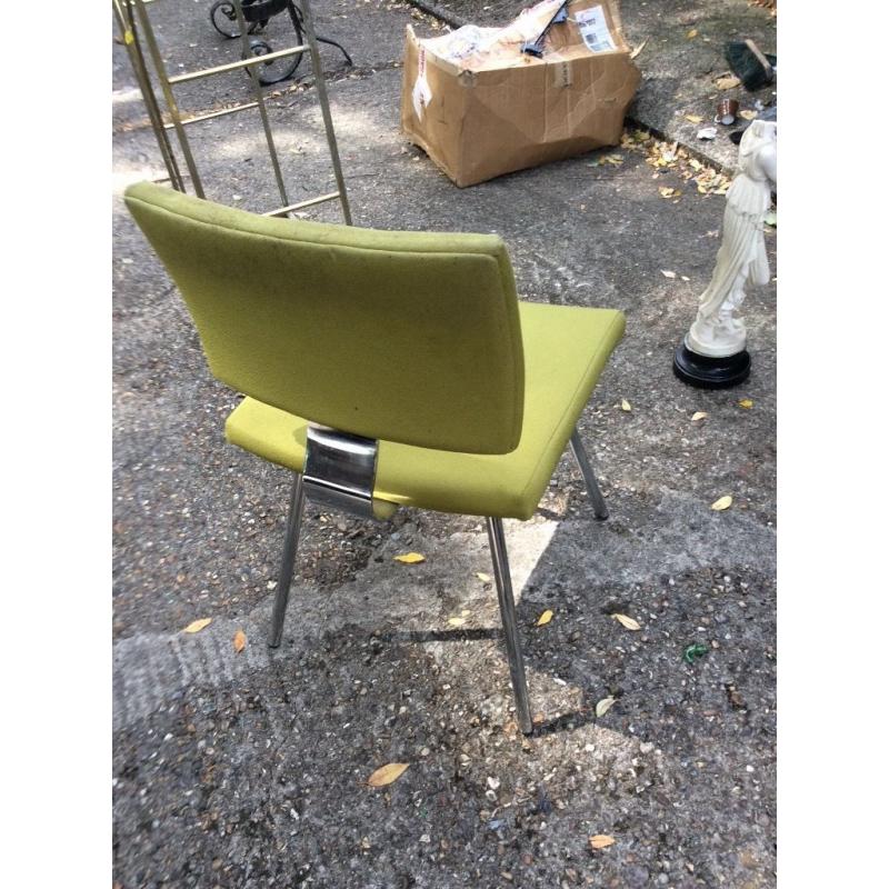 4 retro style chairs