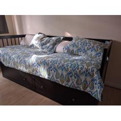 IKEA, Hemnes day bed, ikea, with mattresses