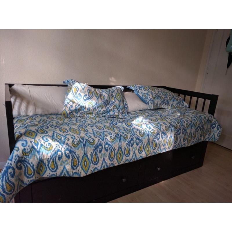 IKEA, Hemnes day bed, ikea, with mattresses