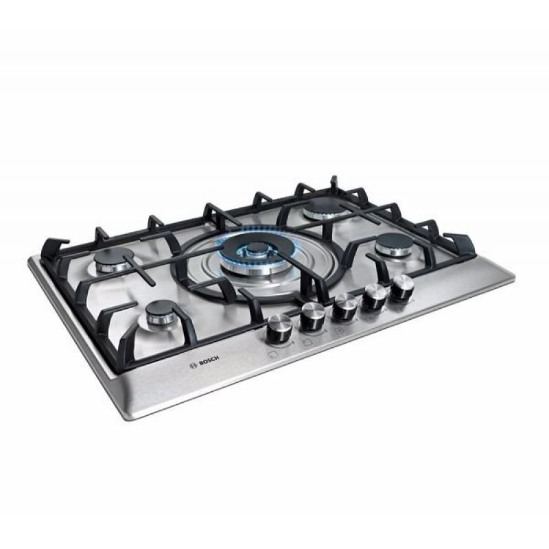 New BOSCH PCQ715B90E Gas Hob Brushed Steel Was: £339.99