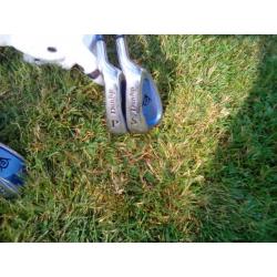 Ladies golf clubs Dunlop 65i titanium matrix clubs plus other bits