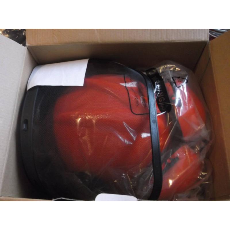 Brand New Petrol Strimmer Harness , Helmet , Face Guard , Ear Deffenders.