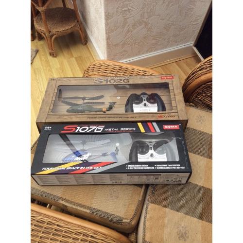 2 X remote control Helicopters new in boxes